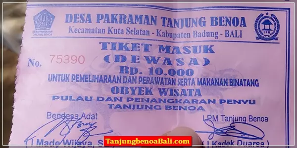 Tiket Masuk Pulau Penyu Bali